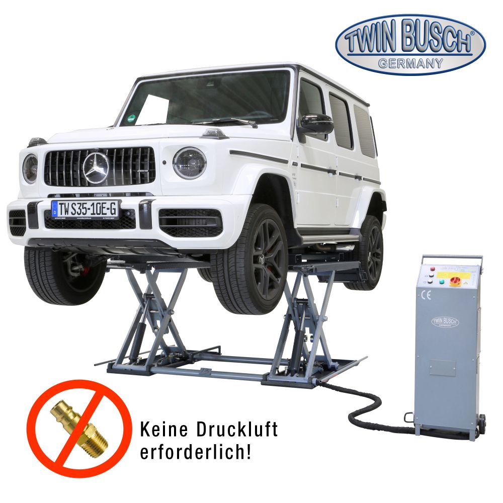 Reifendienst-Scherenhebebühne 3.5 t GREY-Line TWS35-10E-G-230