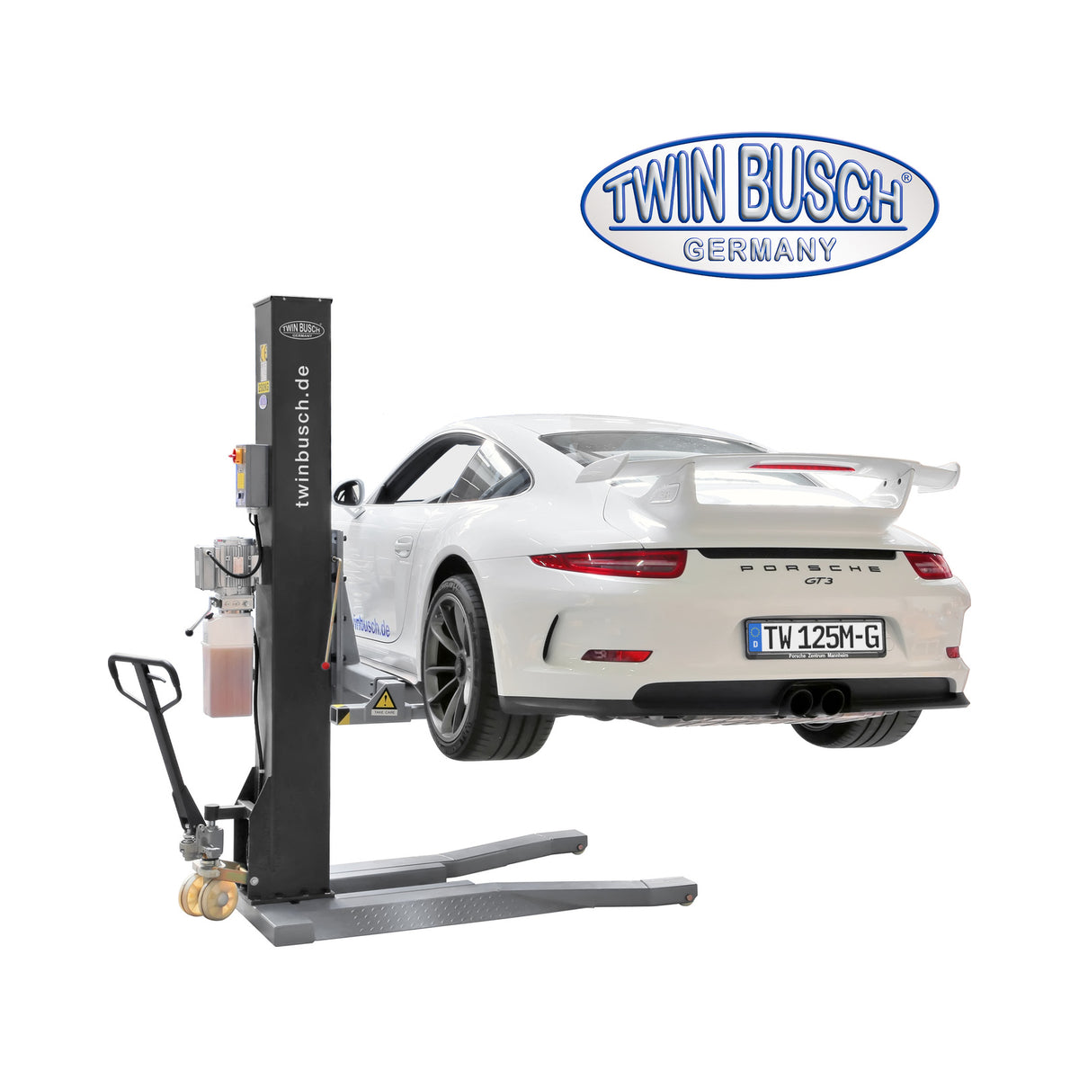 1-Säulen-Hebebühne Twin Busch TW125M-230-G