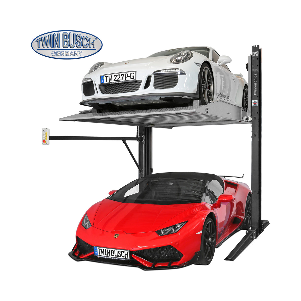 2-Säulen-Parkhebebühne Twin Busch TW227P-230G