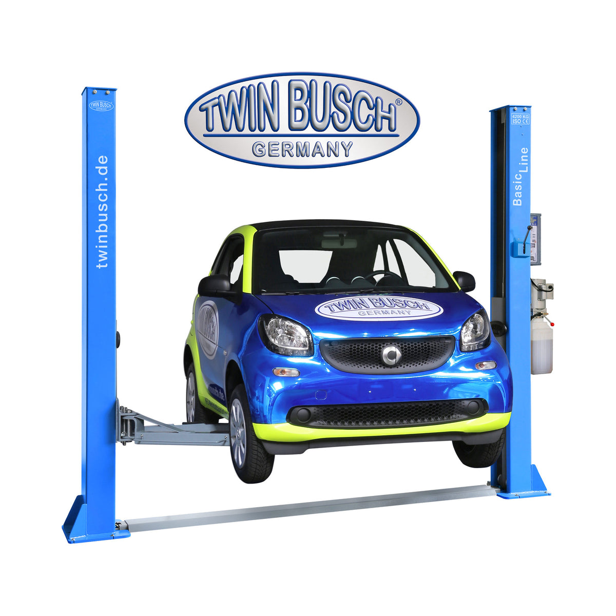 2-Säulen-Hebebühne Twin Busch TW242M-230