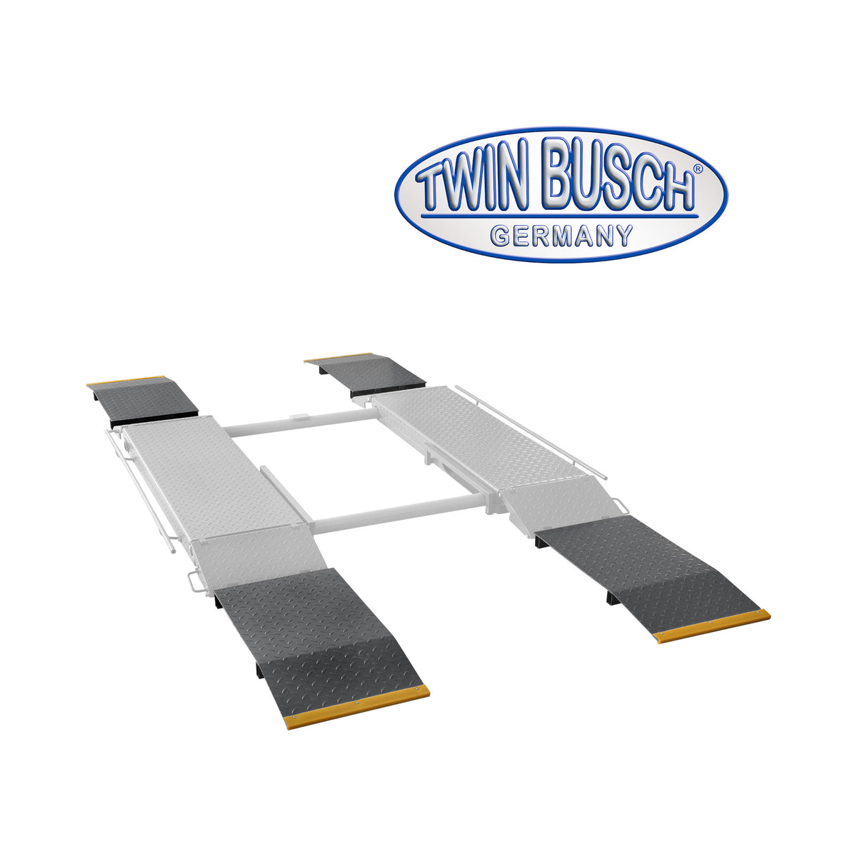 4er Set-Auffahrrampen für die TWS3-10E-G Twin Busch TWS3-10-R-G